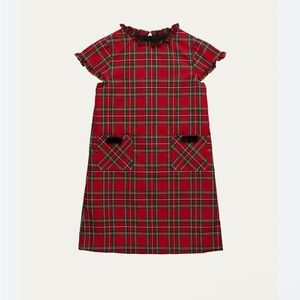 FLORENCE EISEMAN Girl's Tartan Plaid Dress, Size 4